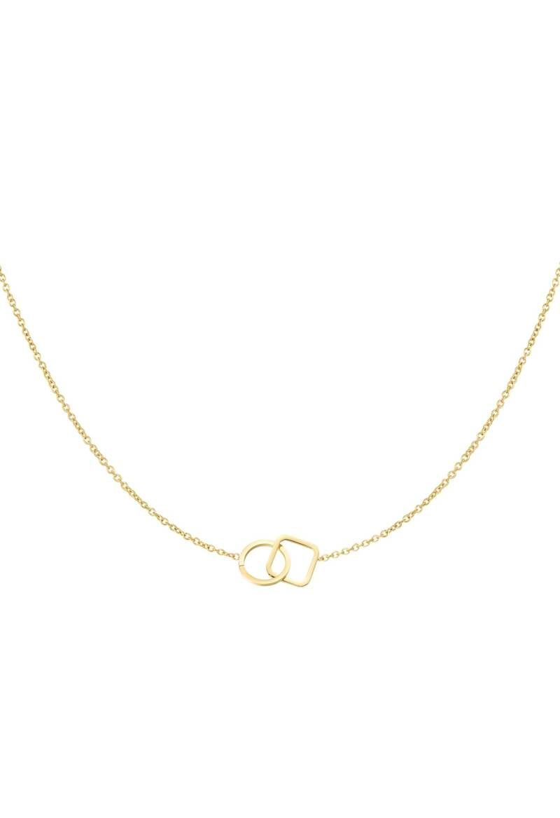 Ketting verbonden vierkant &amp; rondje.