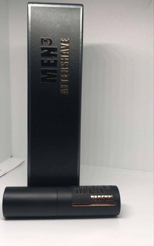 MEN³ Aftershave &amp; Parfum Set.