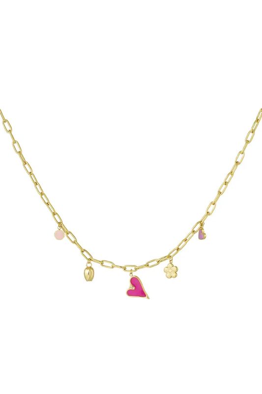 Bedelketting lente tinten.