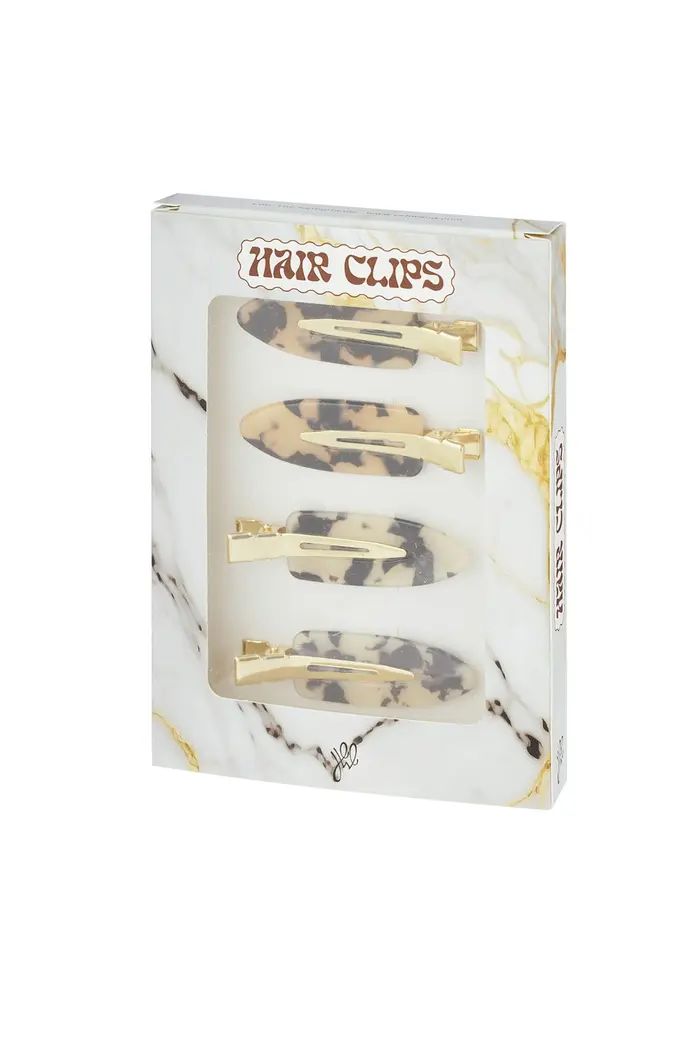 Haarclip box marmer chic.