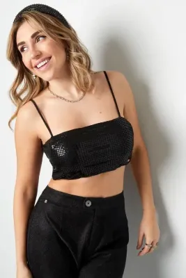 Feestelijke croptops.