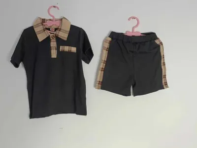 Setje t-shirt + short Jongens.