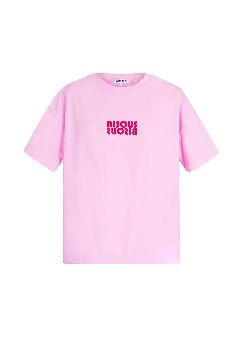 Bisous Top met korte mouwen - roze.