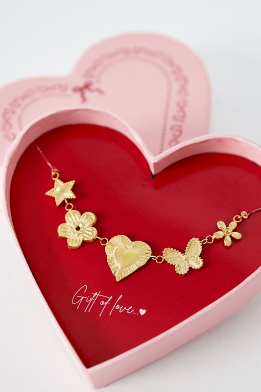 Gift of love stainless steel butterfly love.
