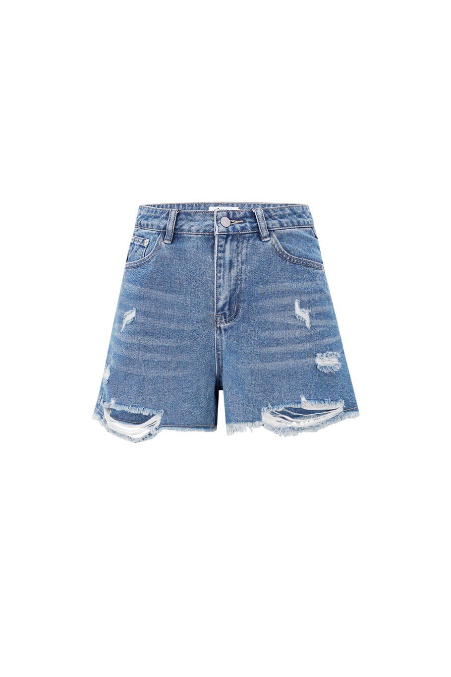 Gescheurde shorts.
