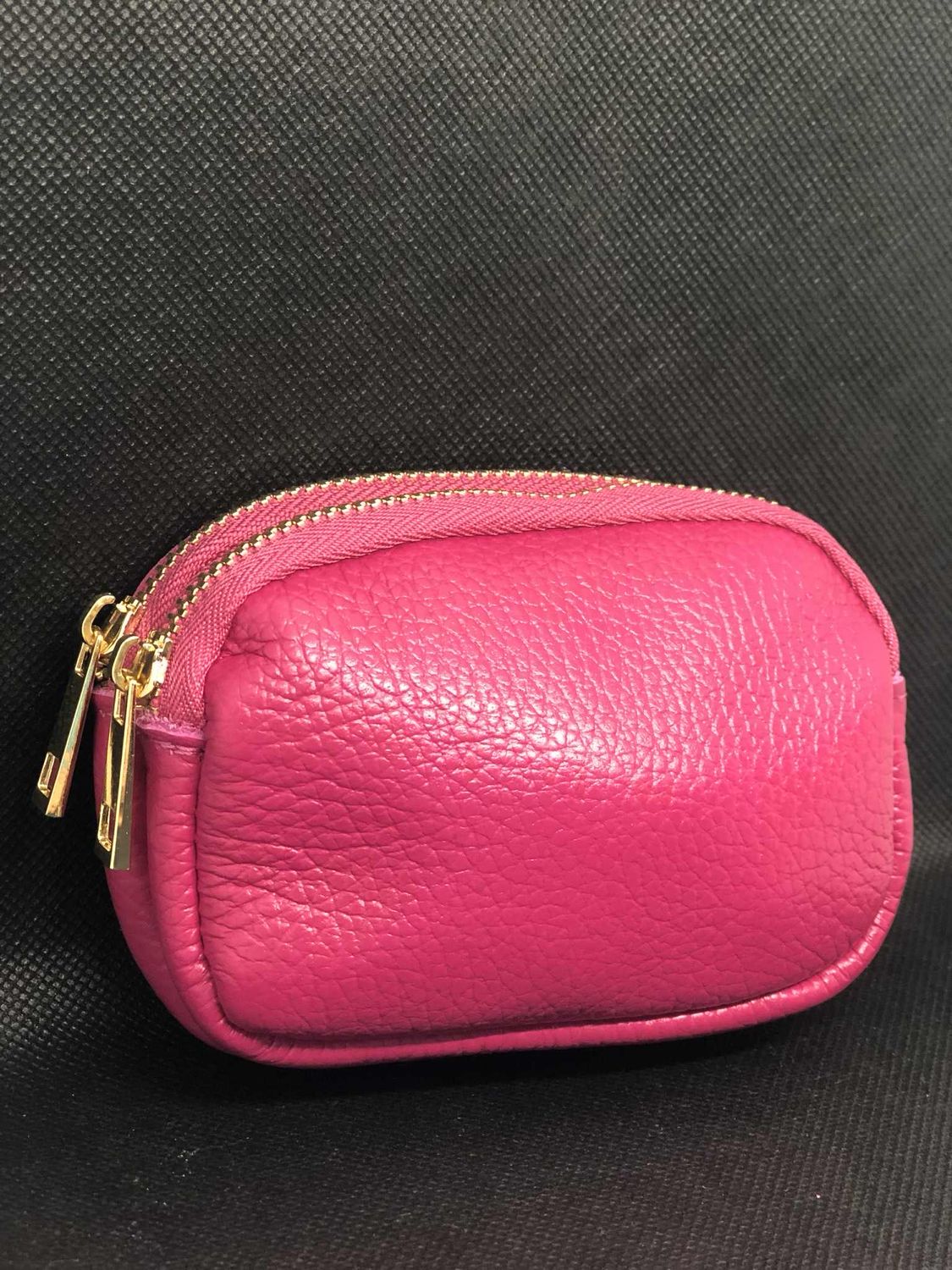 Fuchsia Leren Etui – Compact &amp; Stijlvol