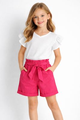 Setje t-shirt + short Meisjes.