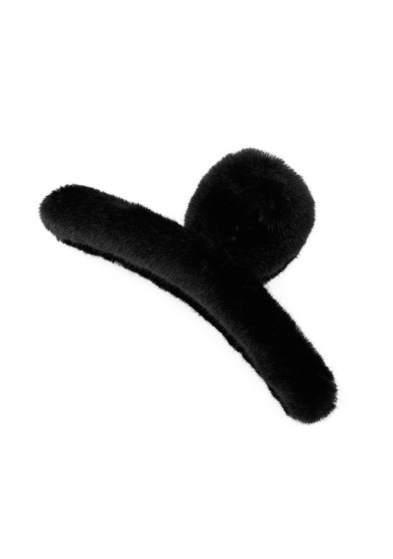 Faux fur haarclip.
