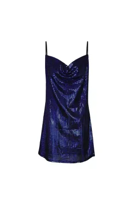 Jurk glamour Blauw.
