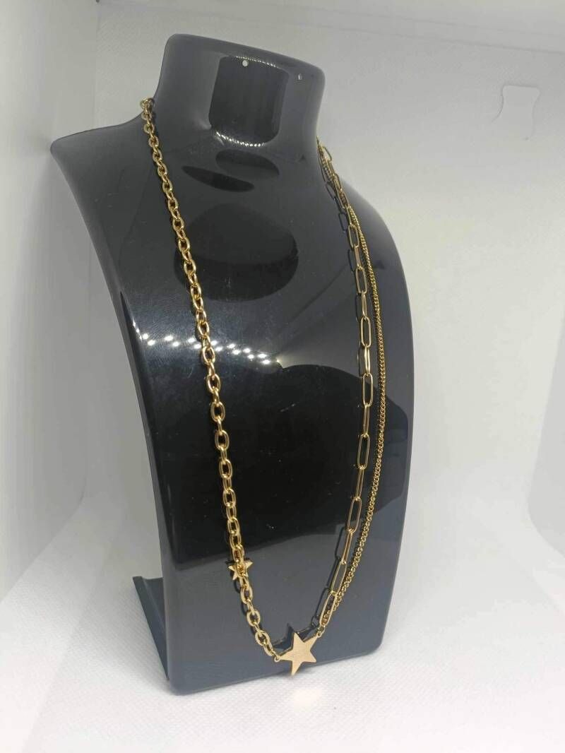 Ketting met sterren.