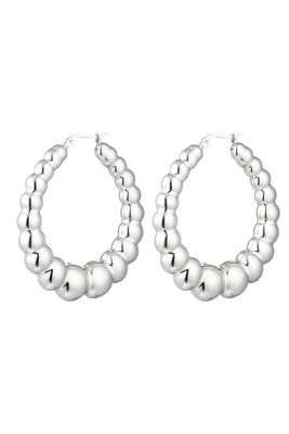 Oorbellen bubbel Zilver