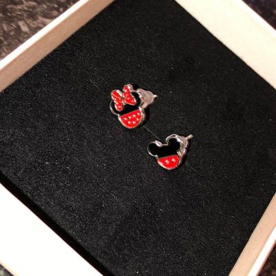 Oorringen Mickey Mouse &amp; Minnie Mouse.