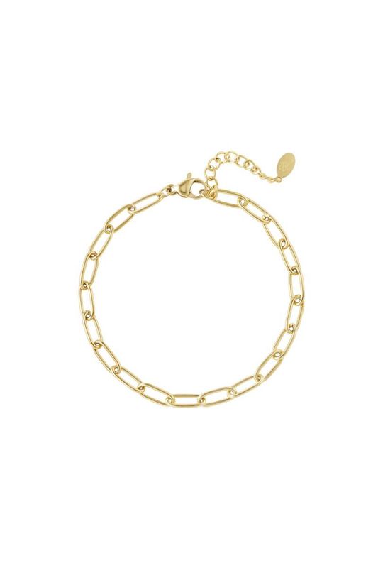 Schakelarmband basic - Stainless Steel.