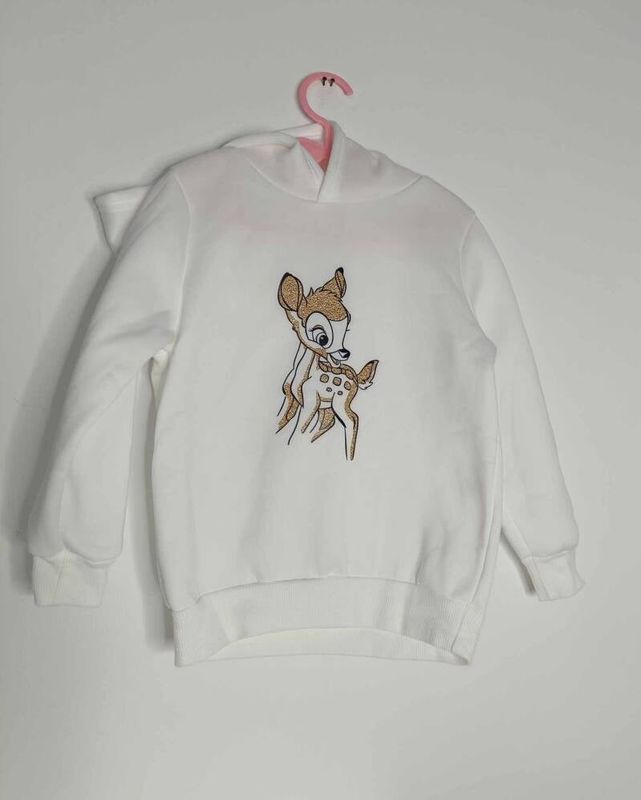 Trui Wit Bambi Meisje.
