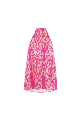 Haltertop tropical vibes - fuchsia.