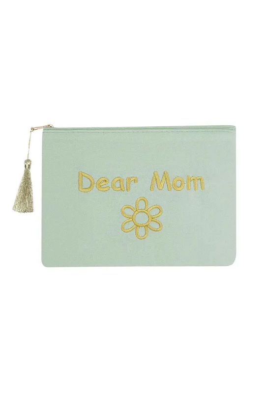 Make-up tas Dear Mom Katoen.