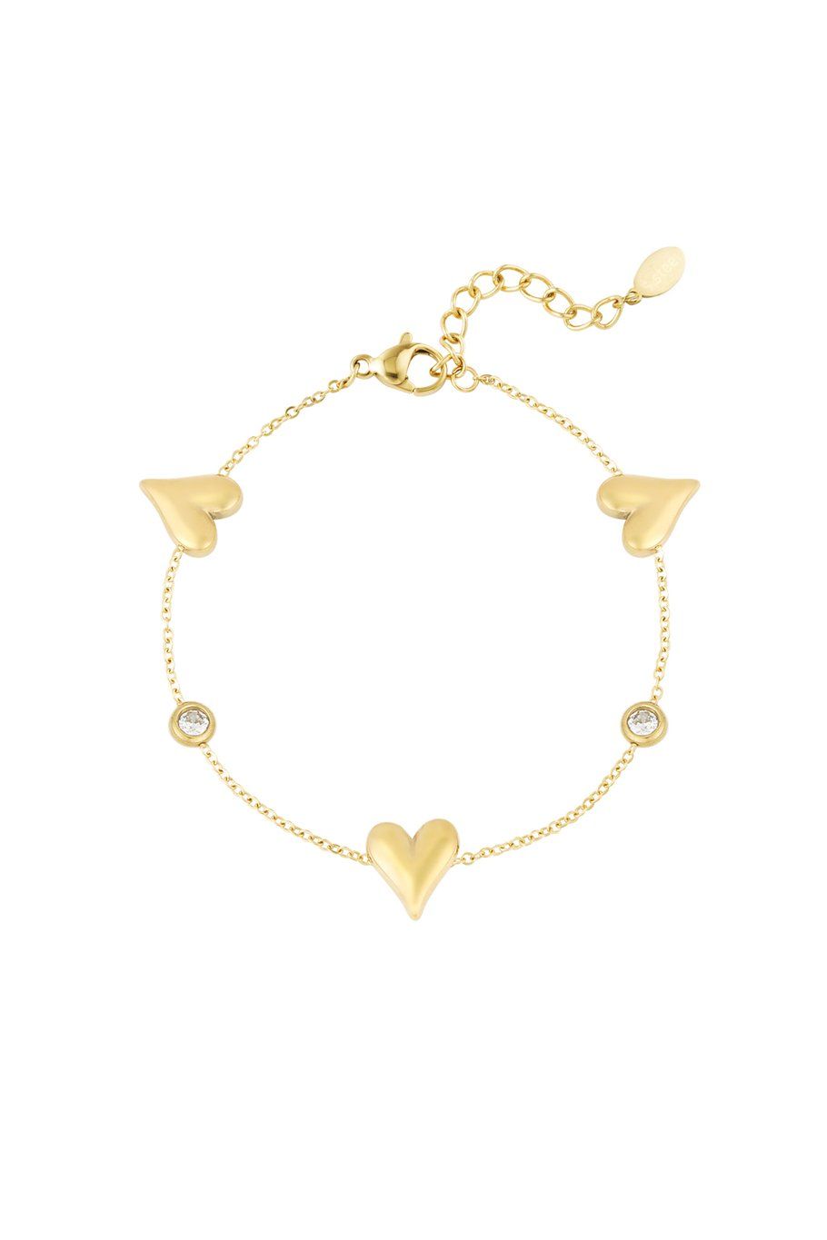 Gleaming love armband.
