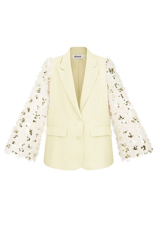 Blazer fluffy sparkle.