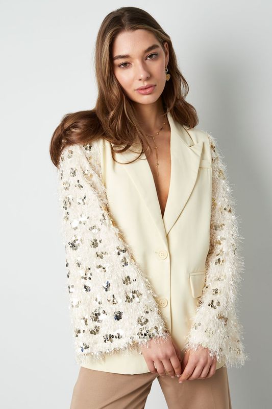 Blazer fluffy sparkle.