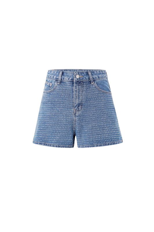 Glitter Shorts - Blauw.
