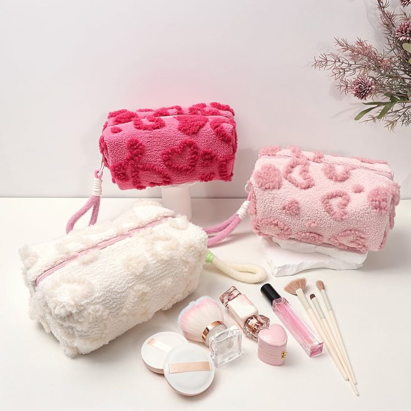 Romantische Serie Sweet Heart Polyester Toilettasjes.