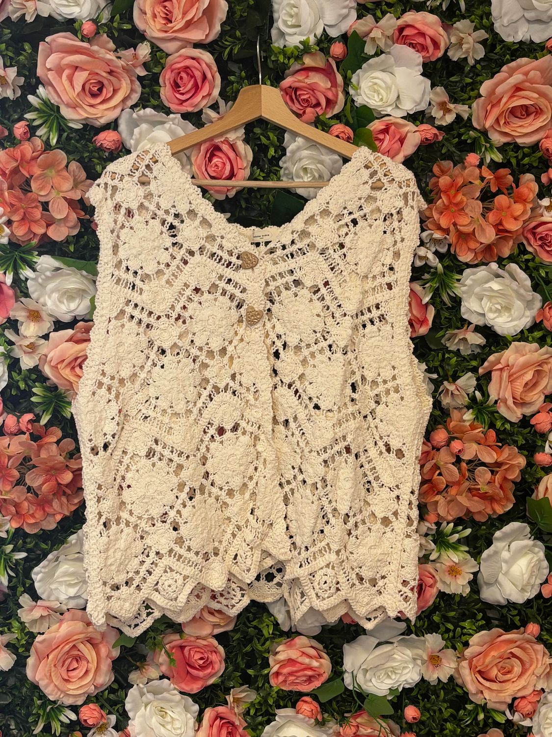 Gehaakt vestje. Maat TU.