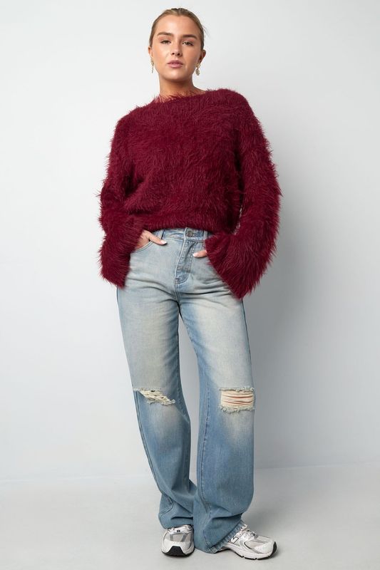 Fluffy finesse trui.