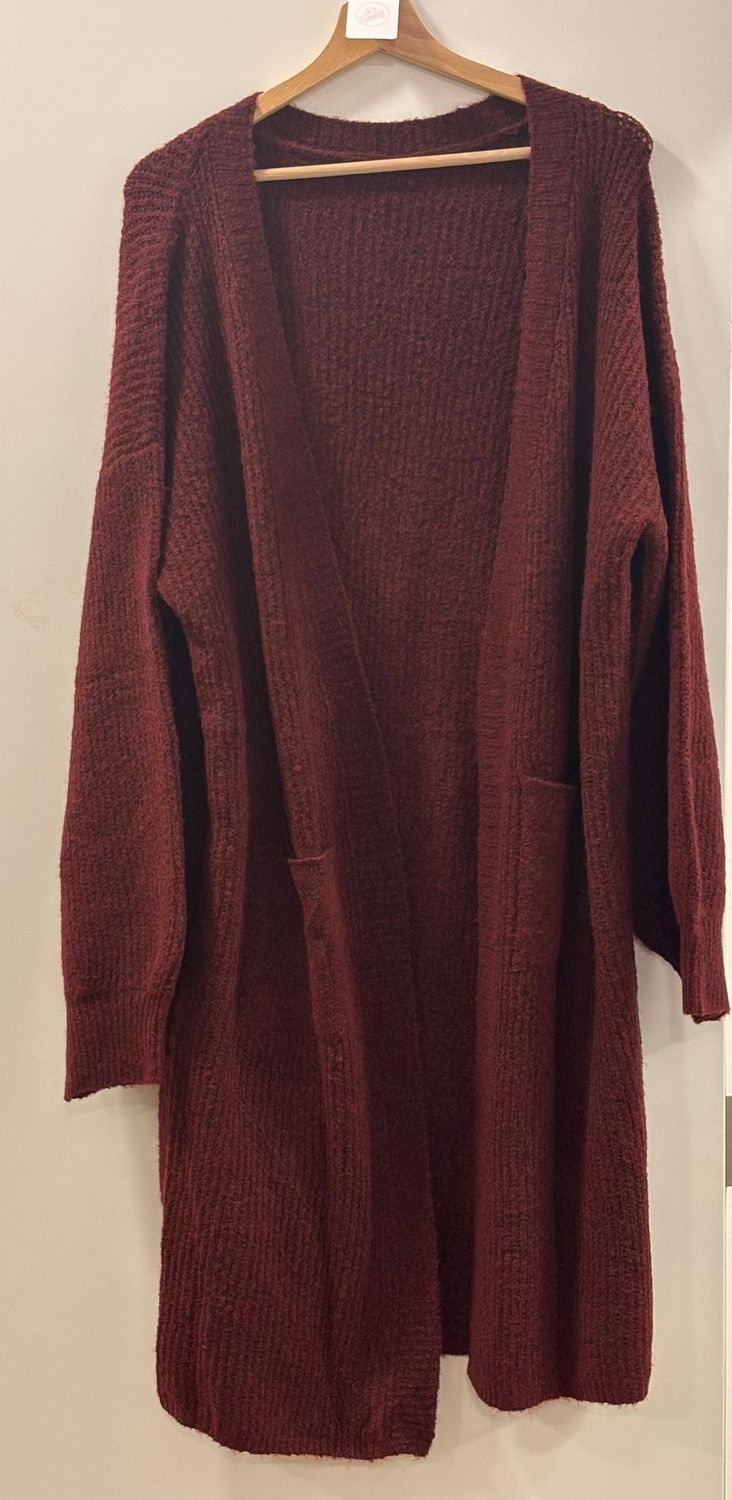 Elegante lange damescardigan.