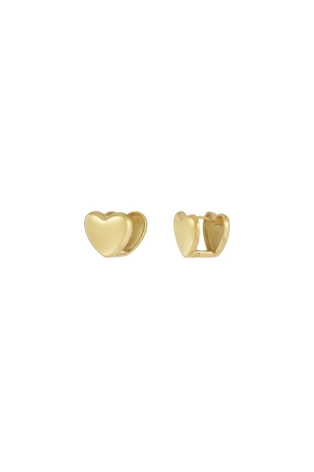Little hearts studs oorbellen.