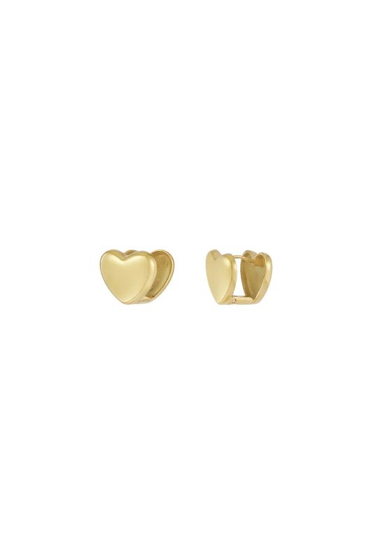 Little hearts studs oorbellen.