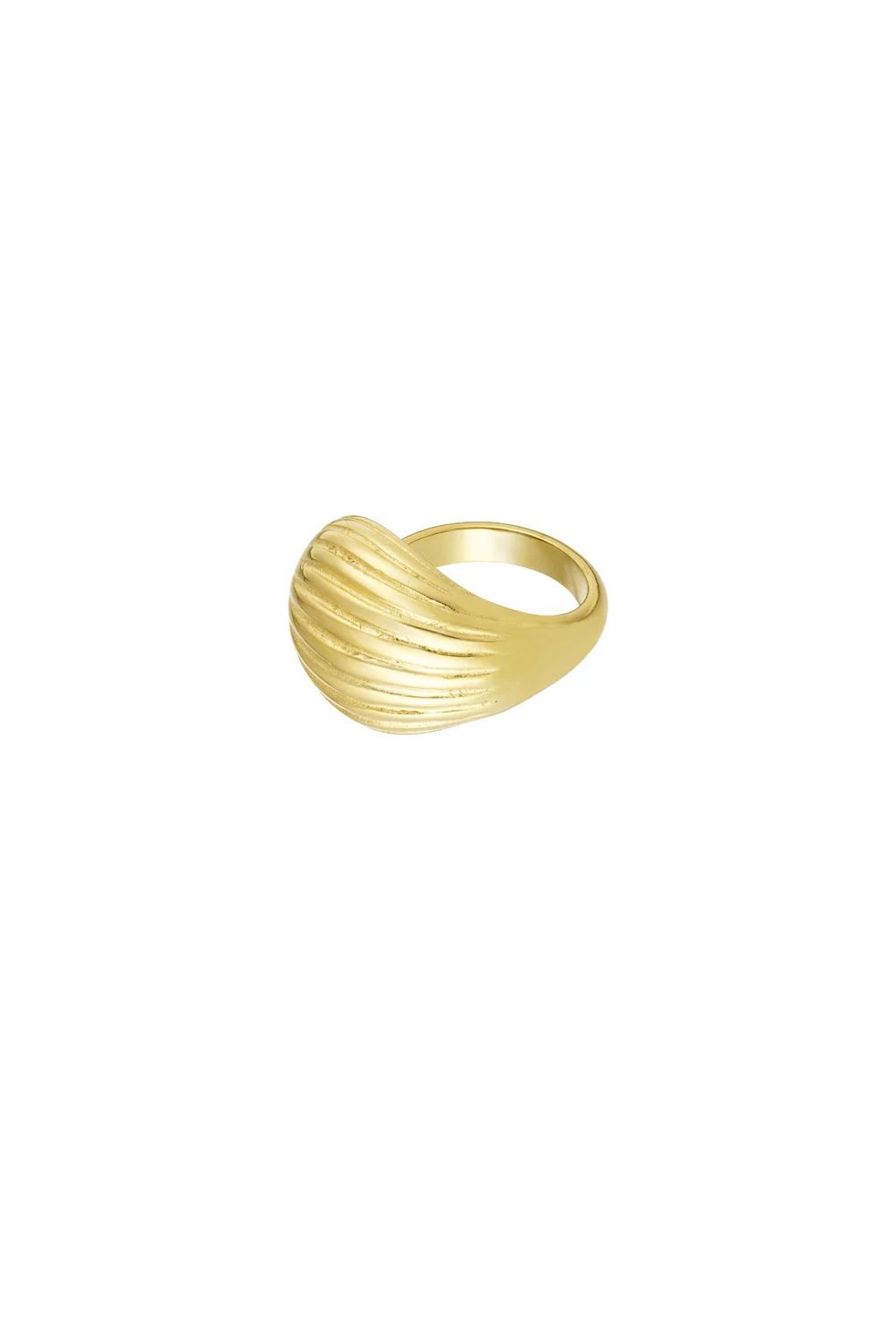 Textured wave ring.
