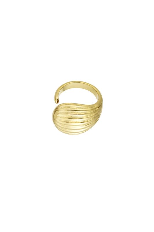 Textured wave ring.