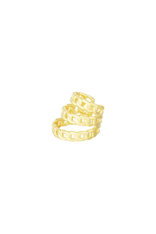 Earcuff layered chain.