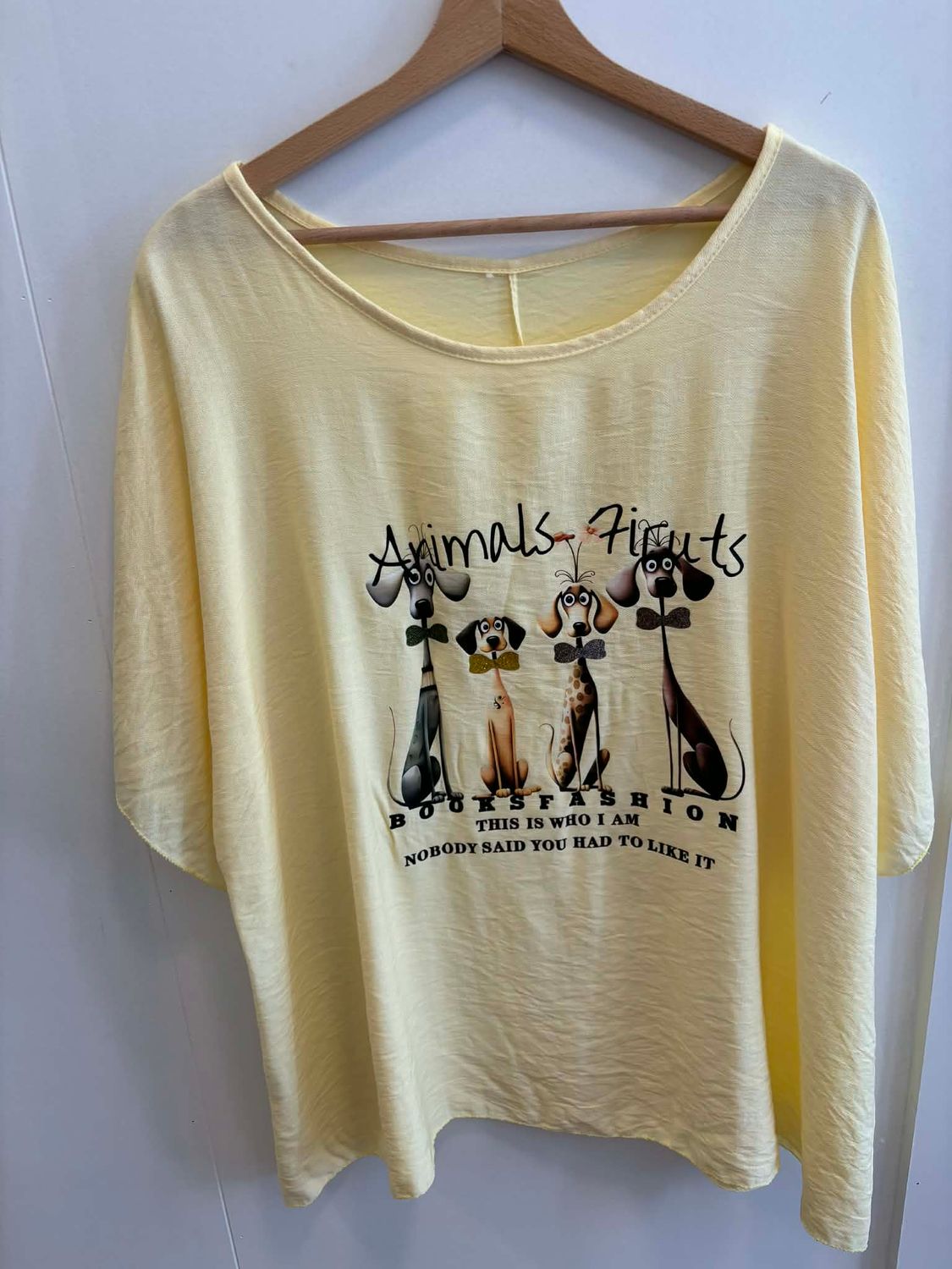 T-shirt met een speelse print.