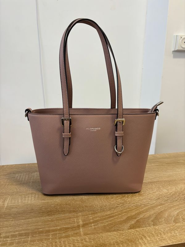 Lichtroze handtas - Flora &amp; Co.