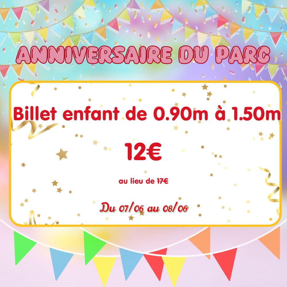 Anniversaire Kiddy Parc  07 &amp; 08 JUIN 2025