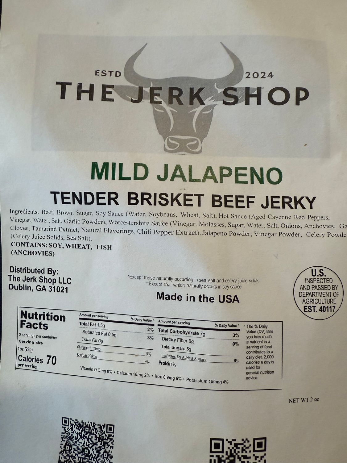 Jalapeño Beef Brisket 2.0 oz