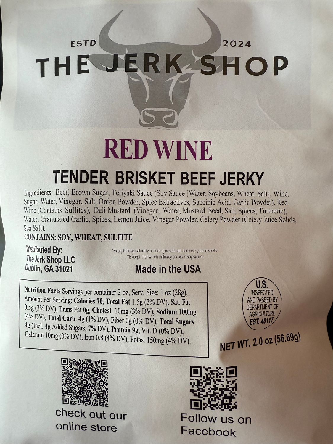 Red Wine Beef Brisket 2.0 oz