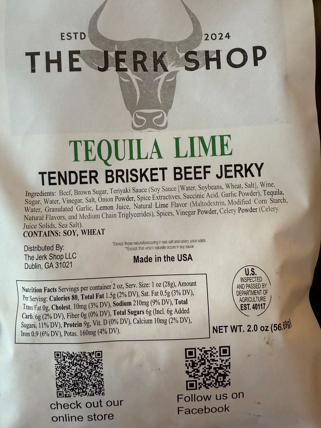 Tequila Lime Beef Brisket 2.0 oz