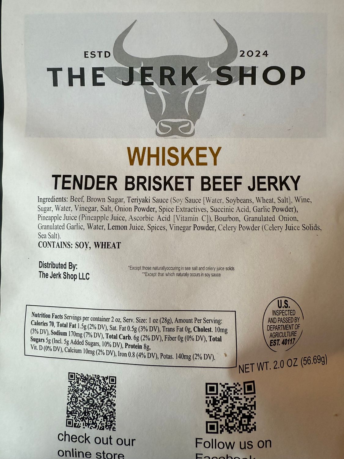 Whiskey Beef Brisket 2.0 oz