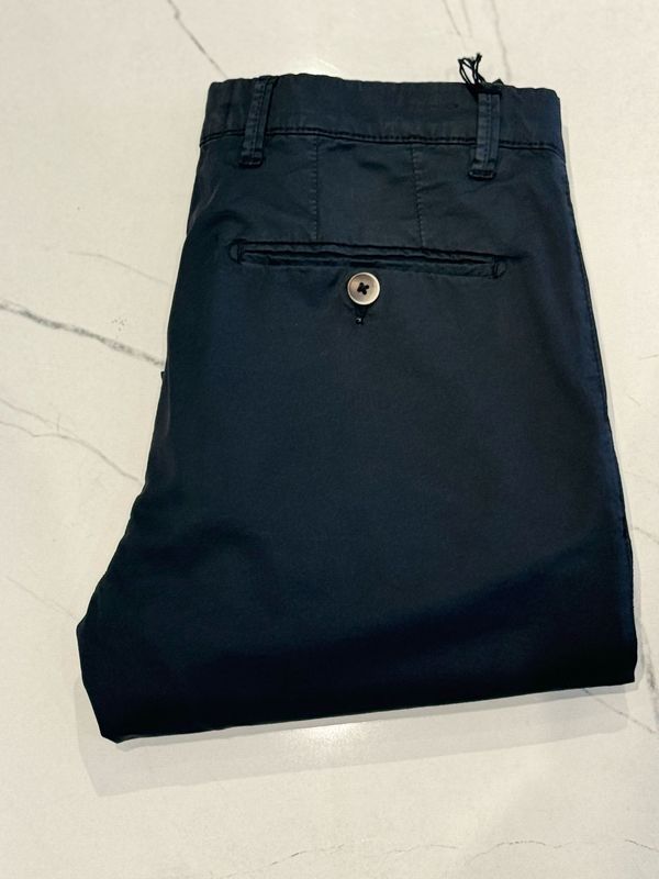 PANTALONE COTONE CUBA NERO