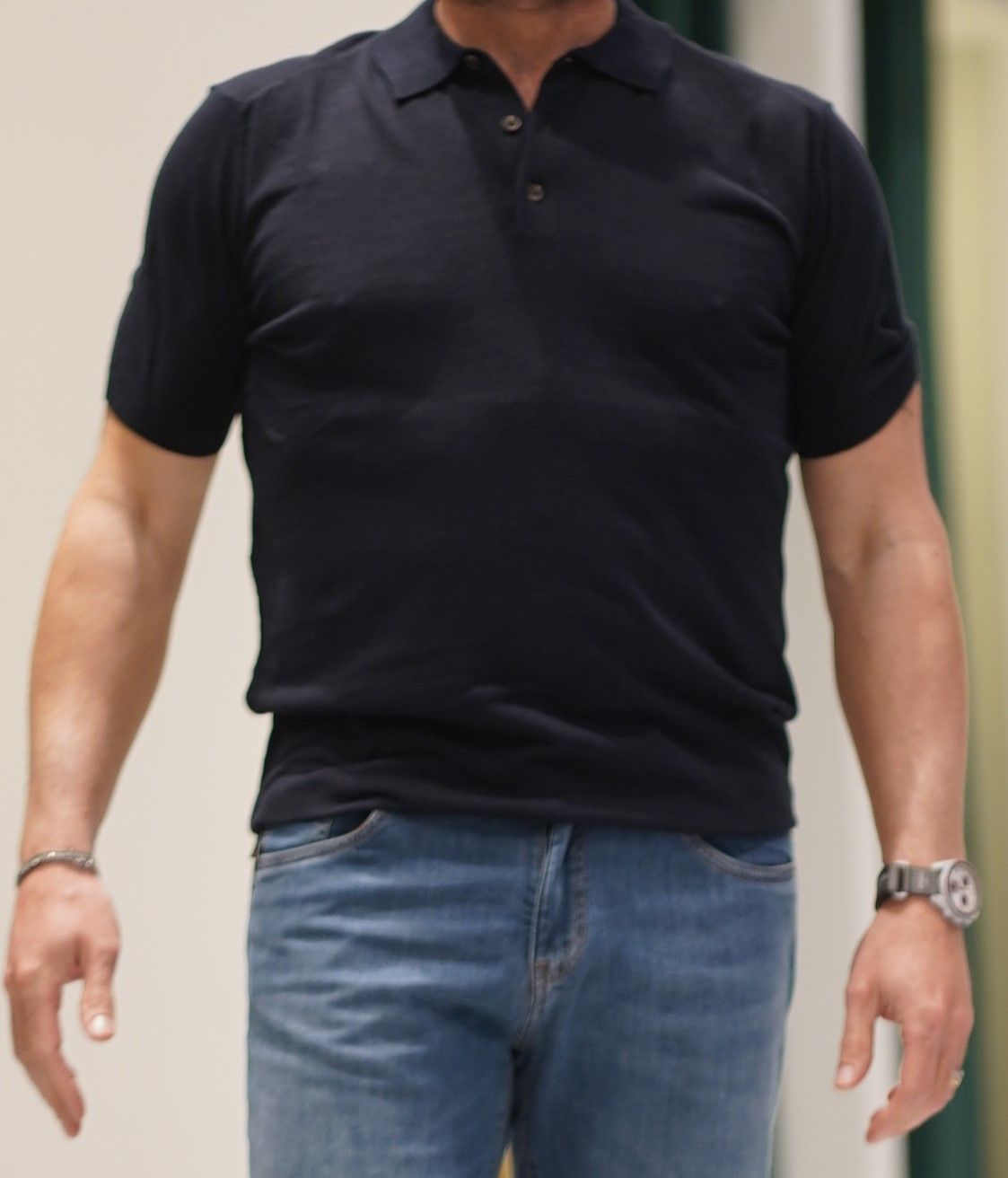 POLO BORRE NERO
