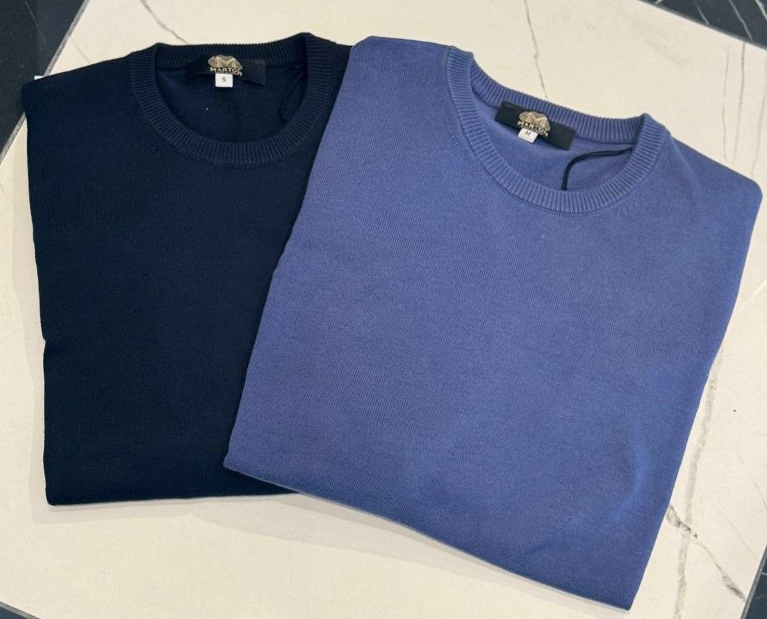 MAGLIA FILO INDACO