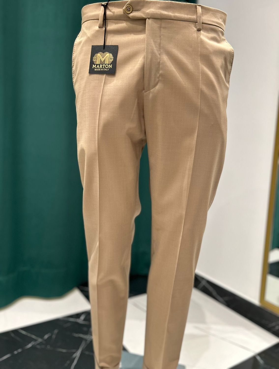 PANTALONE TASCA AMERICA - MASTICE