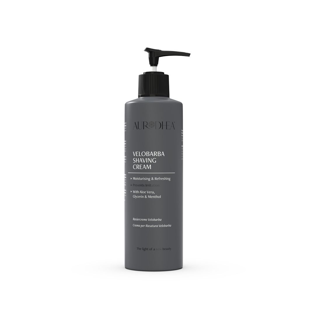 Rasiercreme Velobarba - 260 ml Angereichert mit Aloe Vera, Glycerin & Menthol