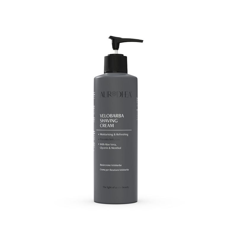 Rasiercreme Velobarba - 260 ml Angereichert mit Aloe Vera, Glycerin & Menthol