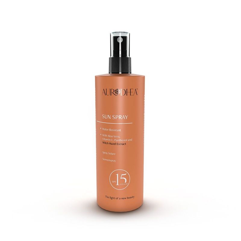Sonnenspray SPF 15 - 150 ml Angereichert mit Hamamelis, Aloe Vera, Panthenol & Vitamin E