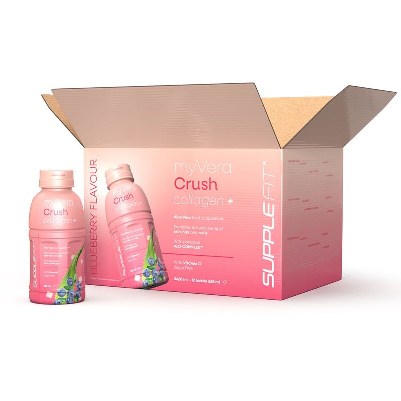 MYVERA CRUSH Collagen + | Nahrungsergänzungsmittel in Einzelflaschen à 285 ml MYVERA CRUSH Collagen + | Nahrungsergänzungsmittel in Einzelflaschen à 285 ml