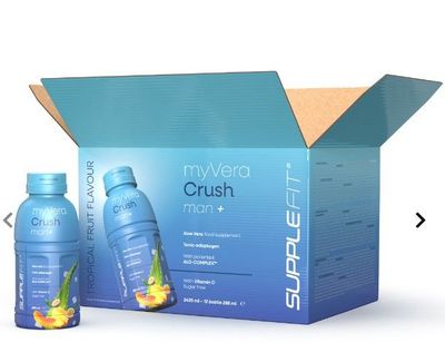 MYVERA CRUSH Man + | Nahrungsergänzungsmittel in Einzelflaschen à 285 ml