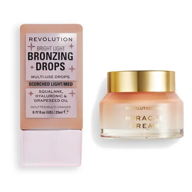 Revolution Bronzing Drops &amp; Moisturiser Bundle